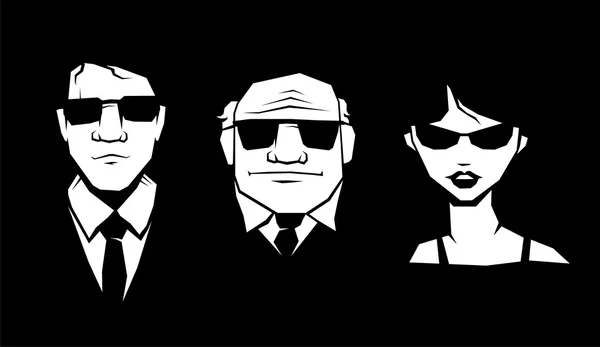 Pueblos de la mafia — Vector de stock