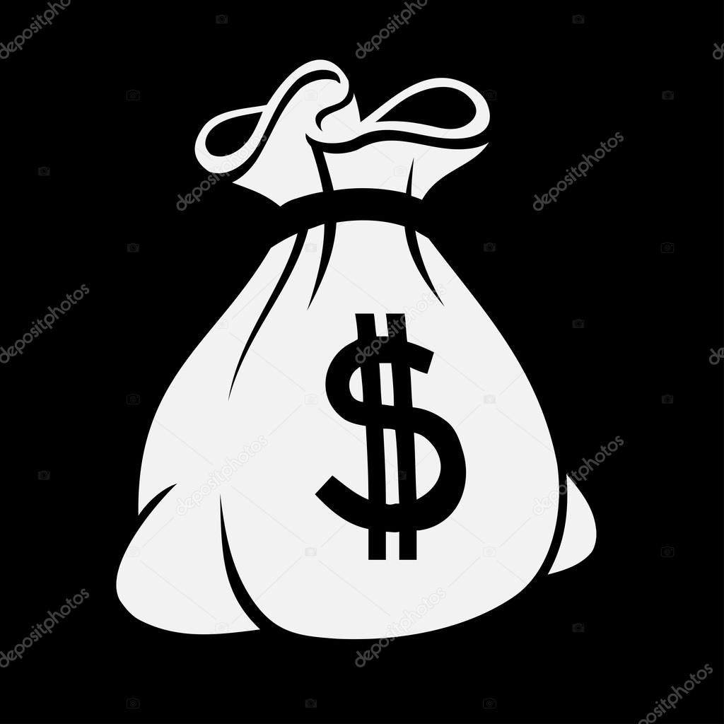 Dollar Money Icon Bag Vector Stock Vector (Royalty Free) 192639320