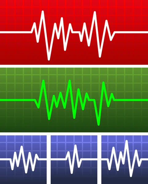 Vector Electrocardiogram — Stock Vector