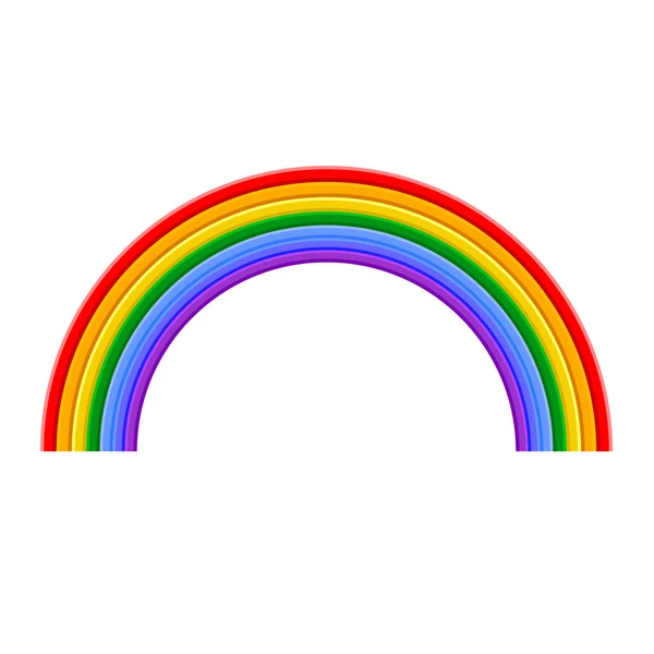 Bunte Regenbogen Vektor Illustration — Stockvektor