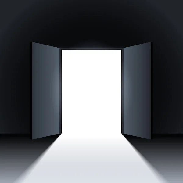 Porte ouverte. — Image vectorielle