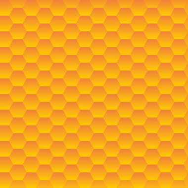 Dikişsiz altıgen hücre doku vektör.