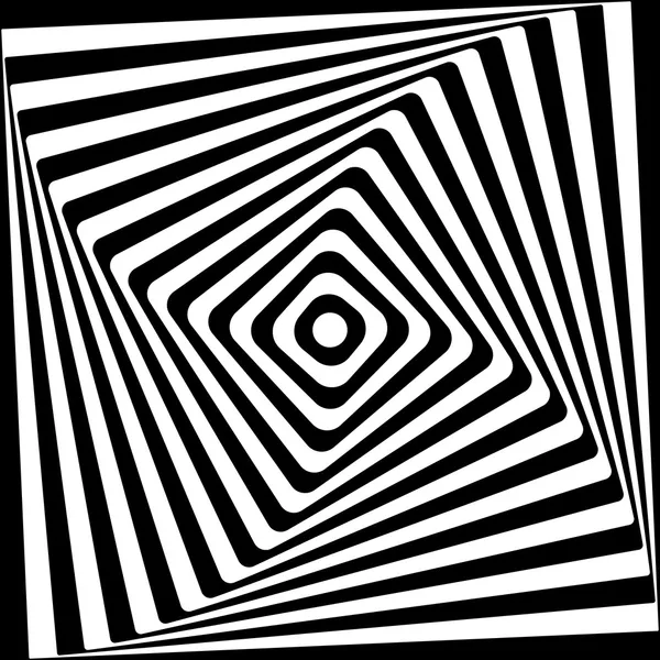 Abstract Square Spiral Black and White Pattern Background. — Stock Illustration Abstract Square Spiral Black and White Pattern Background. Vector Graphics