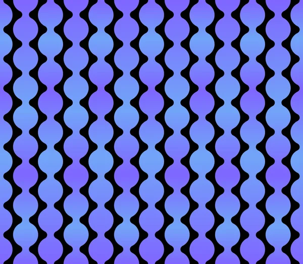 Nahtloser geometrischer blauer Hintergrund mit dunklem Rücken. Vektor — Stockvektor