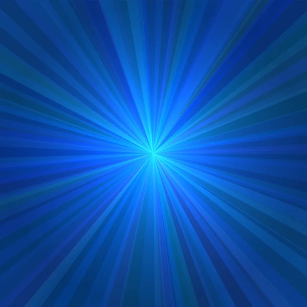 Abstract Blue Rays Background. Vector — Stock Vector