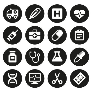 tıbbi Icons 1 set