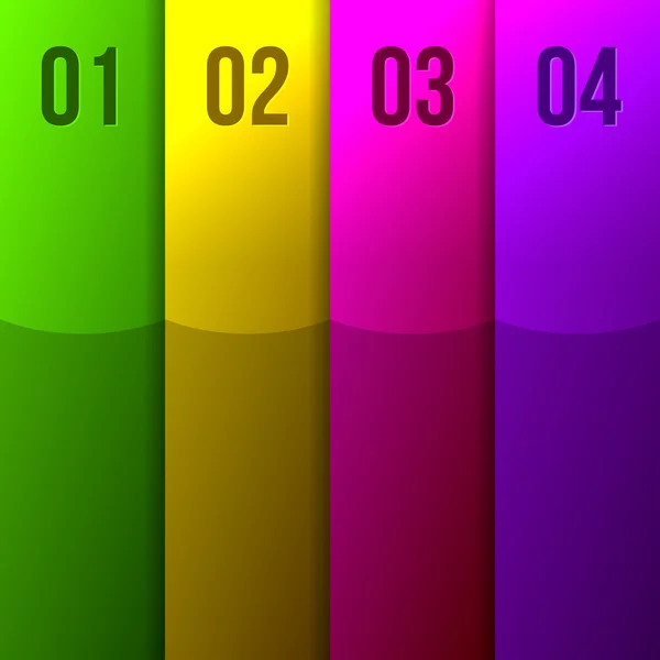Abstracte gekleurde strepen — Stockvector