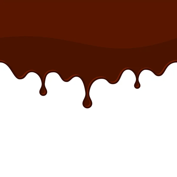 Chocolate derretido o gotas sin costura de sangre — Vector de stock