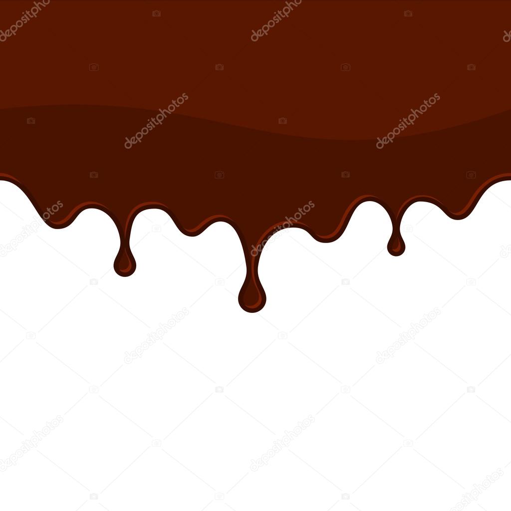 Melted Chocolate or Blood Seamless Drips