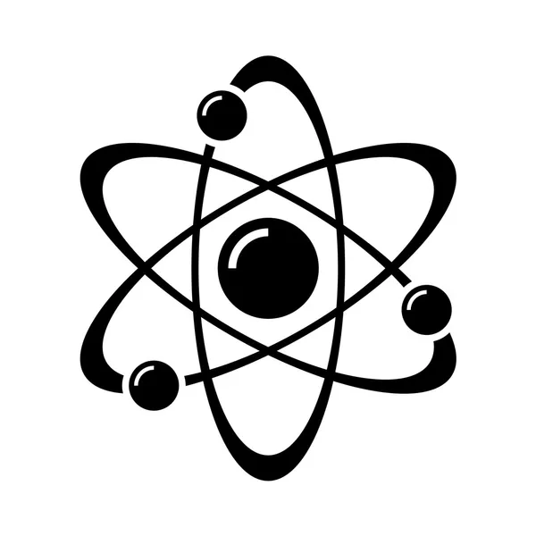 Atom Part en White Bakground. Vector — Archivo Imágenes Vectoriales