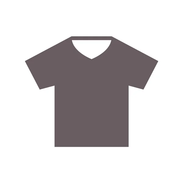 T-shirt flat stijlicoon op witte achtergrond. vector — Stockvector