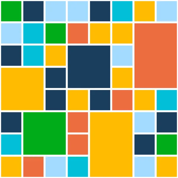 Čtverečky barva pozadí. vektorové šablona pro plochý design rozhraní nebo infographic — Stockový vektor