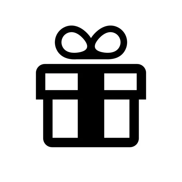 Icône boîte cadeau. Vecteur — Image vectorielle
