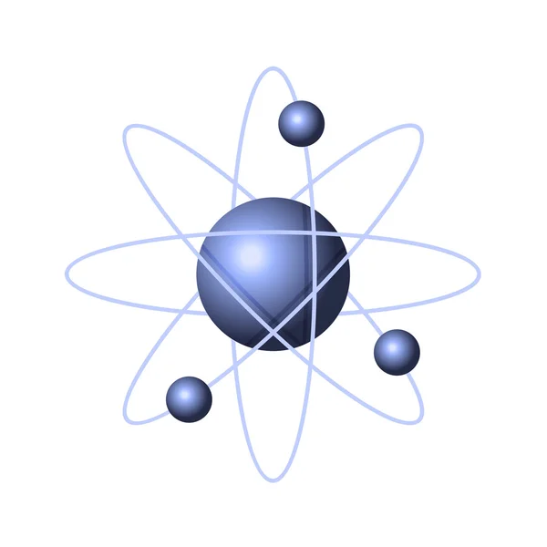 Model atomu streszczenie struktura. wektor — Wektor stockowy