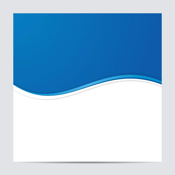 Blue and White Blank Abstract Background. Vector — Stock Vector