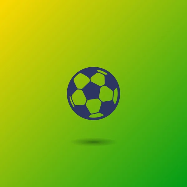 Futbol topu. vektör — Stok Vektör