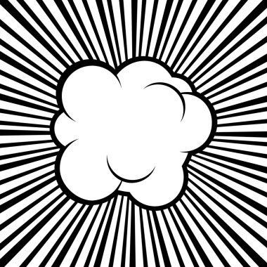 komik kabarcık. vektör