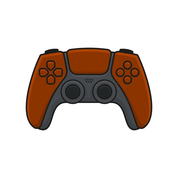 Game Controller. Rote Joystick-Ikone. Gamepad für Spielkonsole. Vektor — Stockvektor