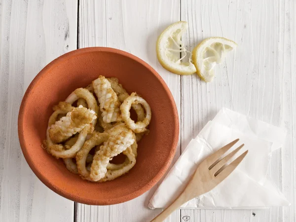 Tintenfisch-Fritti — Stockfoto