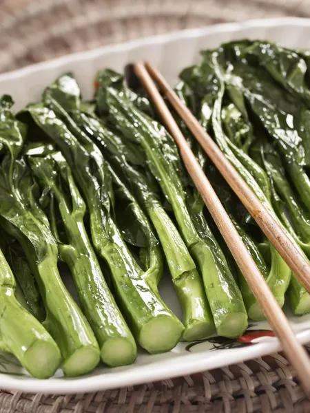 Roer Gebakken chinese broccoli — Stockfoto