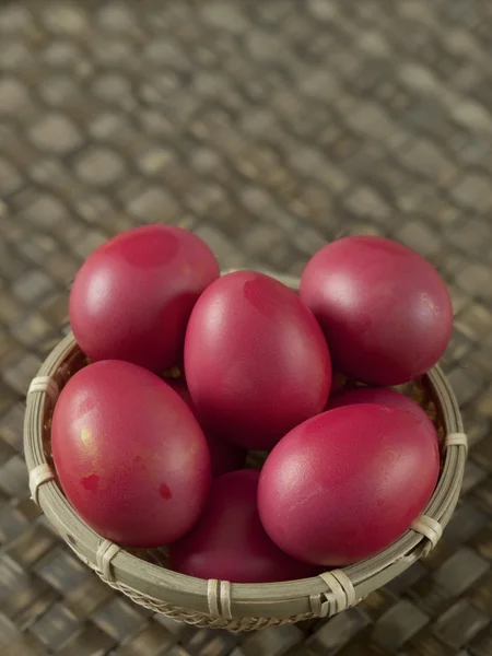 Kinesiska röda ägg — Stockfoto
