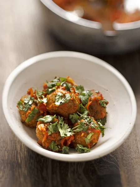 Gehaktballen in tomatensaus — Stockfoto