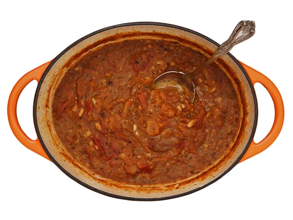 Zelfgemaakte tomatensaus — Stockfoto