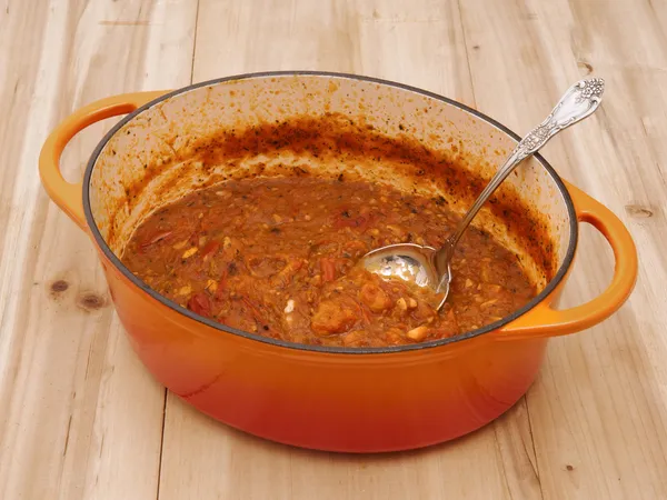 Salsa di pomodoro fatta in casa — Foto Stock