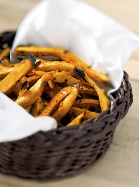 Batata-doce fritas — Fotografia de Stock