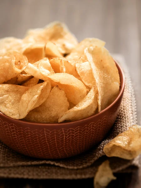 Potatischips — Stockfoto