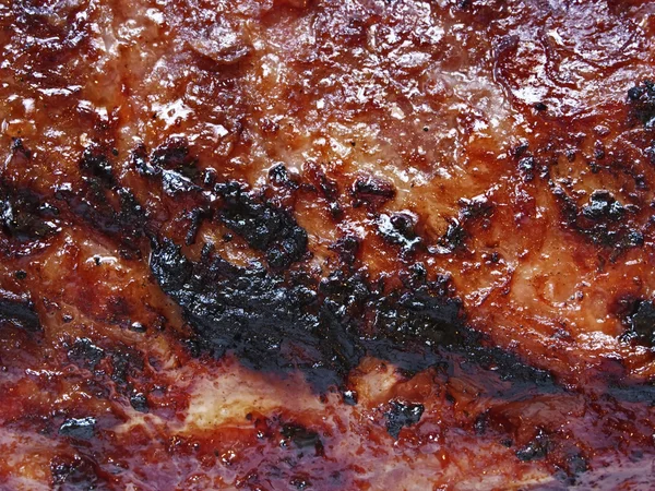 Churrasco carne textura fundo — Fotografia de Stock