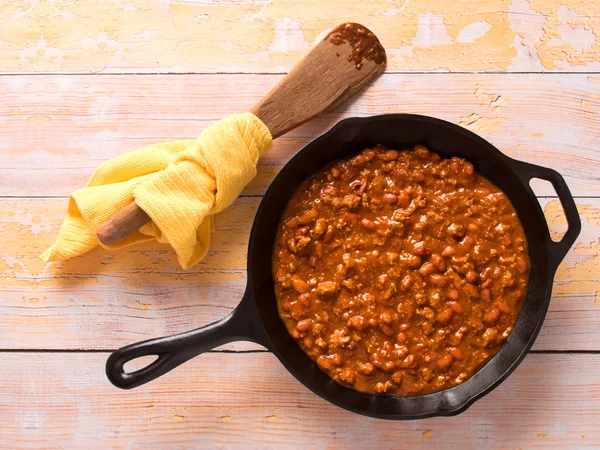 Chili com carne — Fotografia de Stock