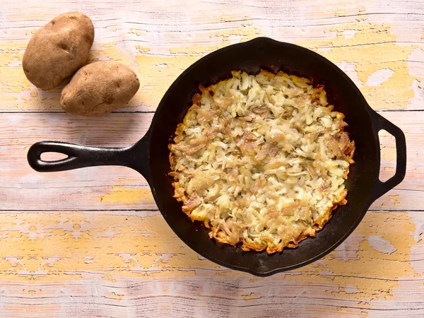 Schweizer Rosti-Kartoffeln — Stockfoto