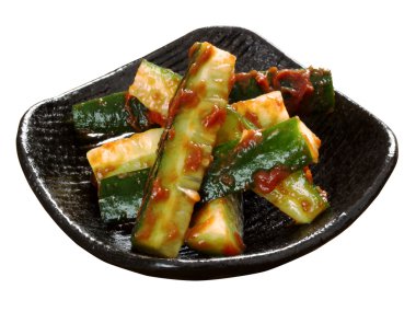 korean cucumber banchan clipart