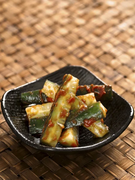 Banchan di cetriolo coreano — Foto Stock