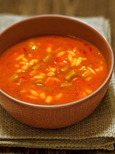 Sopa de Minestrone — Fotografia de Stock