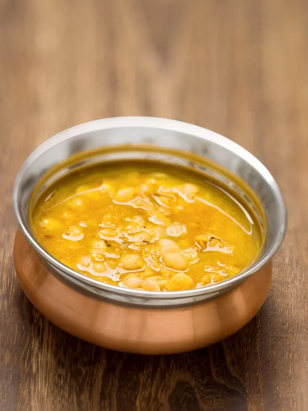 Indické vegetariánské dahl curry — Stock fotografie