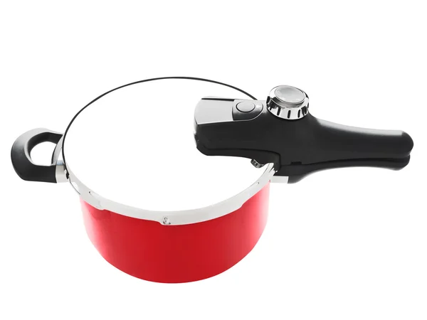 Red pressure cooker — Stock Photo, Image