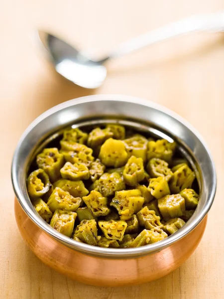 Hint bhindi masala — Stok fotoğraf