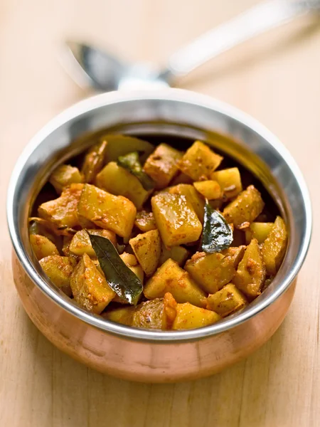 Vegetariánské indické brambory masala curry — Stock fotografie
