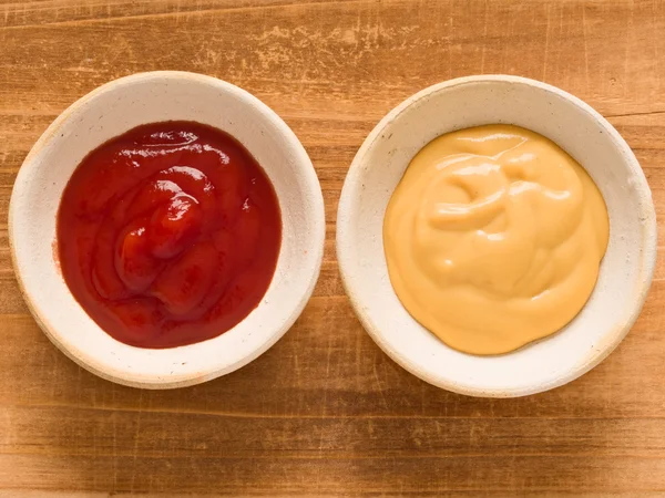 Rustikale Tomaten-Senf-Sauce — Stockfoto