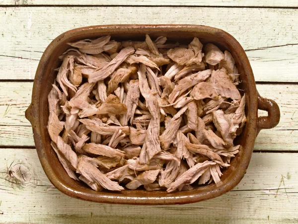 Rustikales amerikanisches Pulled Pork — Stockfoto
