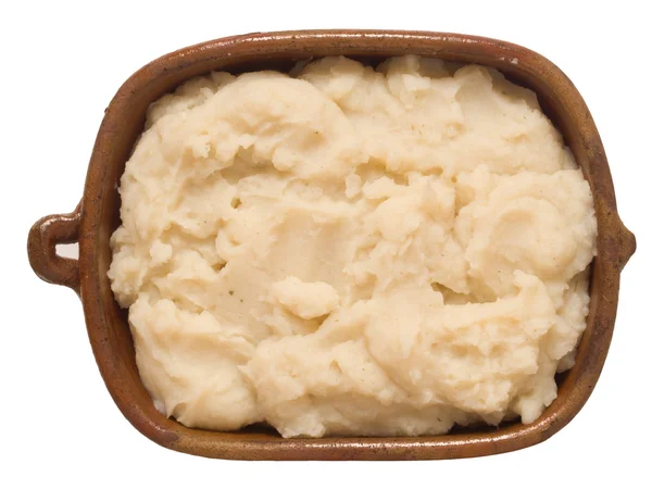 Rustic mash potato isolated — Stock Photo, Image