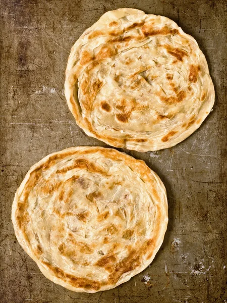 Rustikální indické roti prata — Stock fotografie