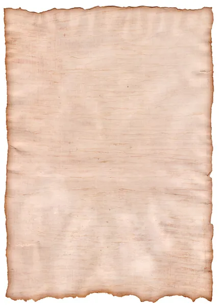 Geïsoleerde verfrommeld oude papier textuur, mag gebruiken voor achtergrond — Stockfoto
