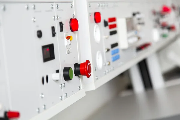 Laboratory panel ready for testing — Stock Photo, Image