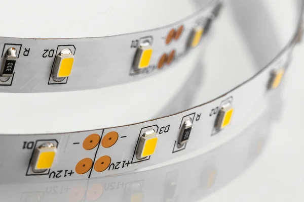 LED strips without silicone protection made a SMD 3-chips techno
