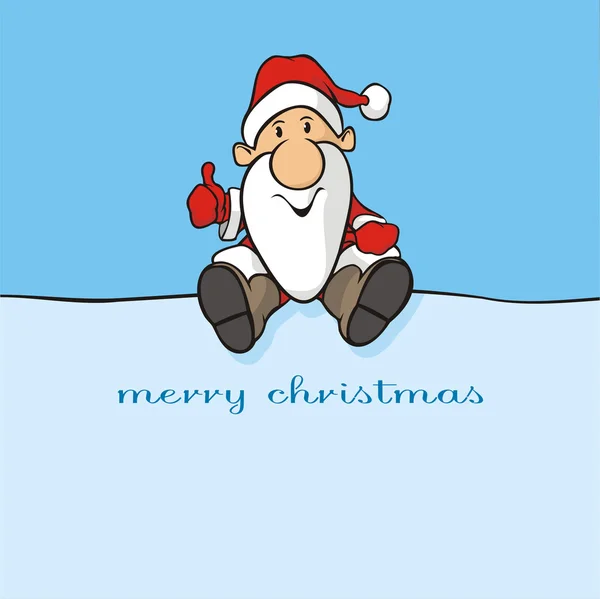 Merry christmas - santa claus — Stockvector