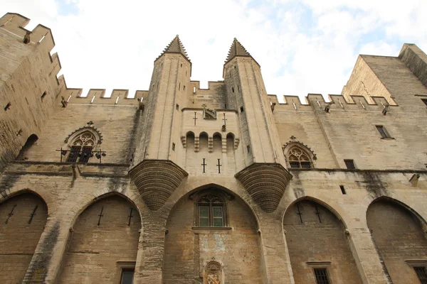 Palais des papes in avignon - рано утром — стоковое фото