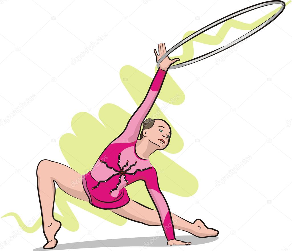 Rhythmic gymnastics - hoop